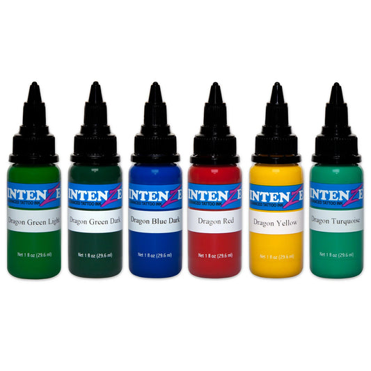 Dragon Color Tattoo Ink Set