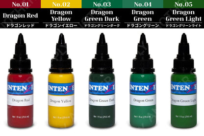 Dragon Color Tattoo Ink Set