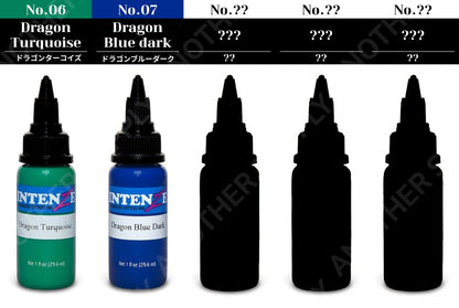Dragon Color Tattoo Ink Set