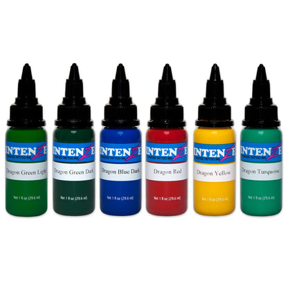 Dragon Color Tattoo Ink Set