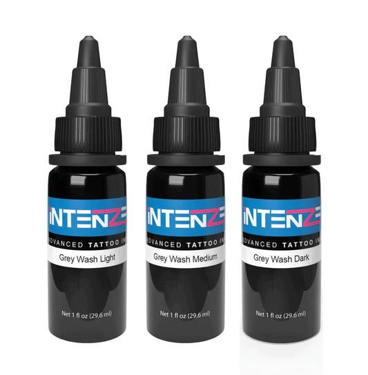 Intenze Grey Wash Tattoo Ink Kit 4oz