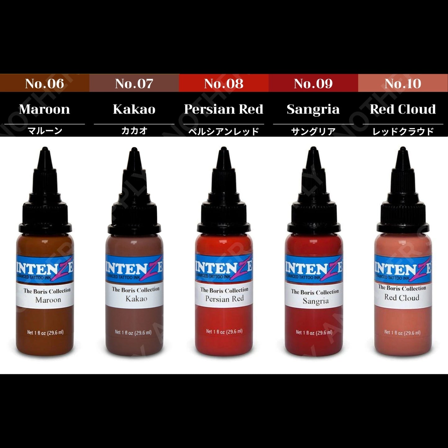Boris from Hungary Intenze Color Pigment set
