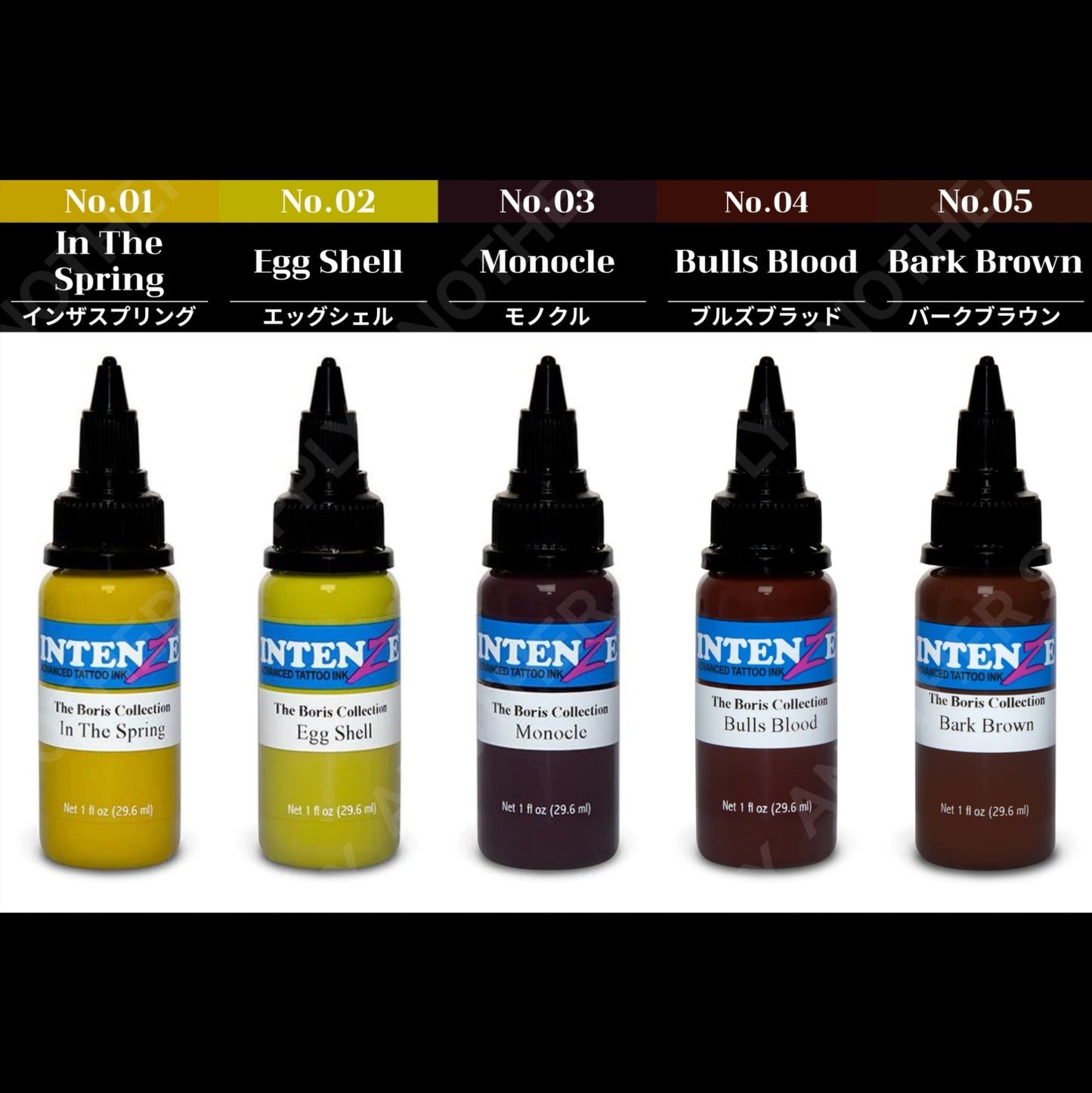 Boris from Hungary Intenze Color Pigment set