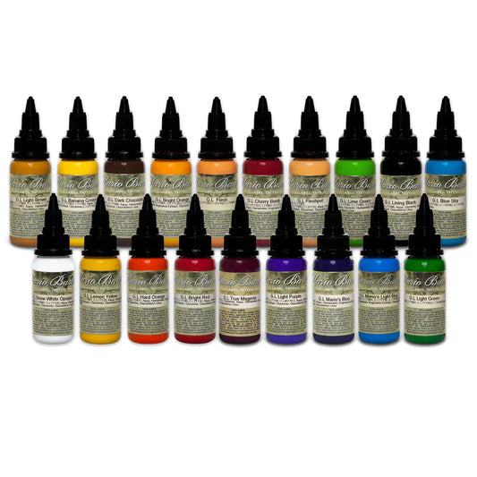 Mario Barth Gold Label Intenze tattoo ink sets