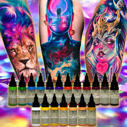 Mario Barth Gold Label Intenze tattoo ink sets